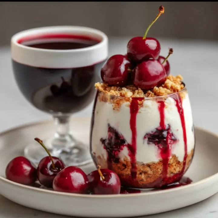 Cherry Cheesecake Cups