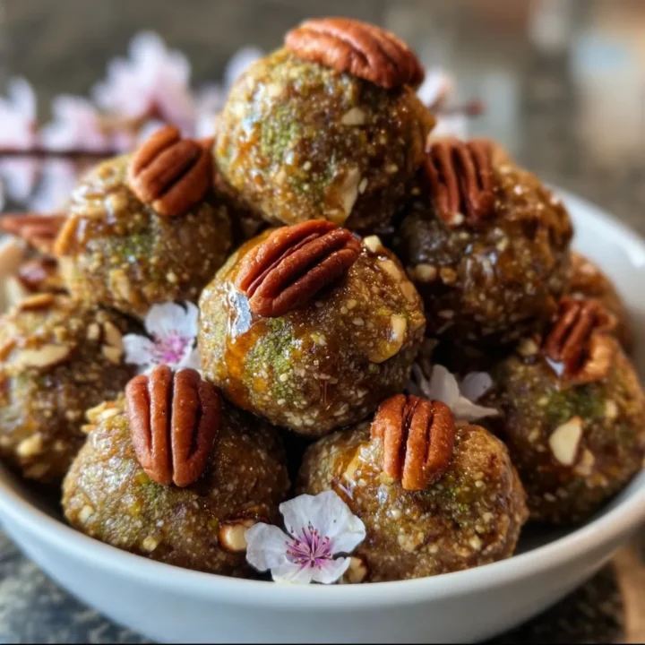 No Bake Pecan Pie Balls