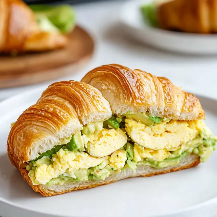 croissant breakfast sandwiches
