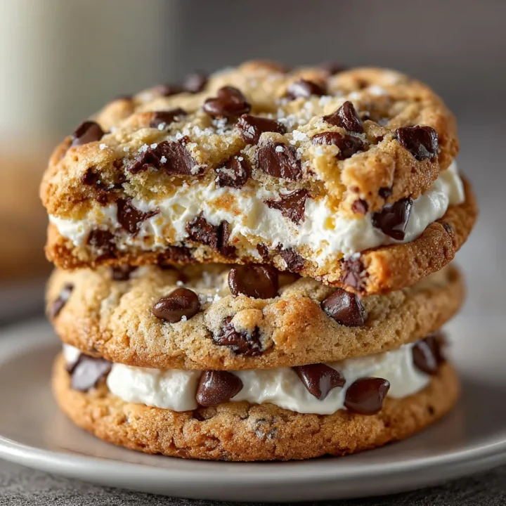 Cheesecake-Filled Chocolate Chip Cookies