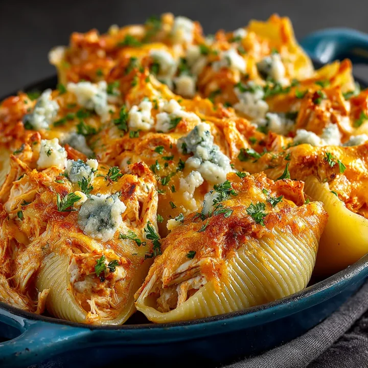 Irresistible Creamy Buffalo Chicken Stuffed Shells