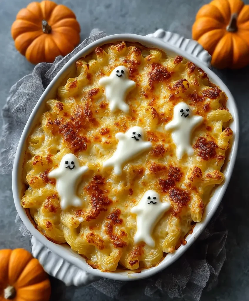 Spooky Ghost Mac and Cheese – Ghoul-gheroni Halloween Recipe - Family ...
