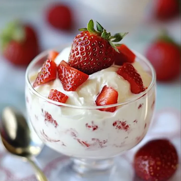 Classic Fresas Con Crema Dessert