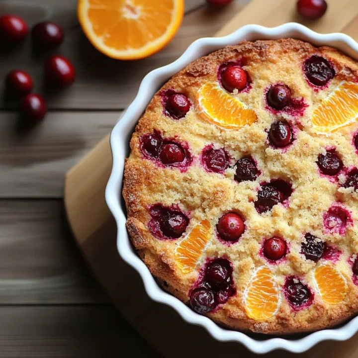 Cranberry Orange Breakfast Cake