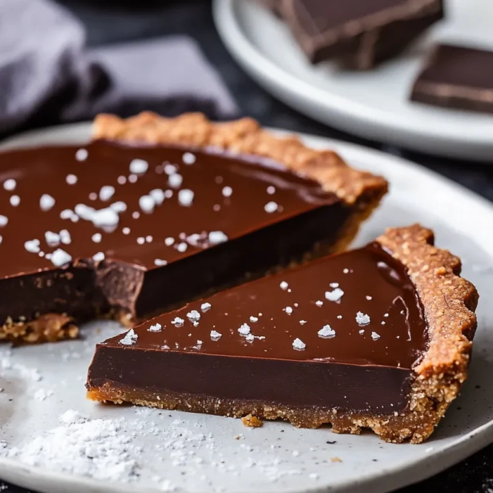 Salted Caramel Chocolate Tart