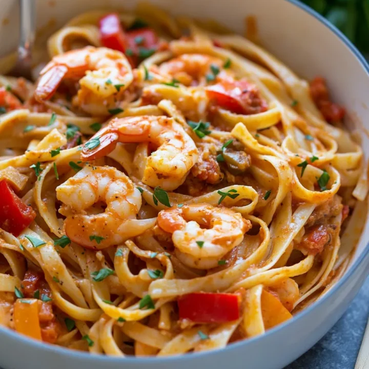 Creamy One Pot Cajun Linguine