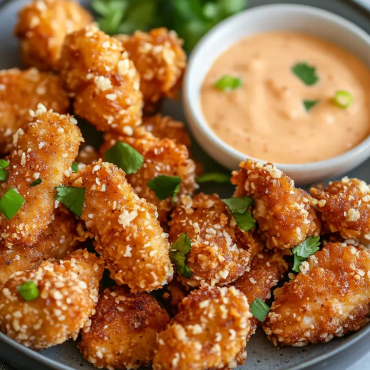 Crispy Bang Bang Chicken Appetizer