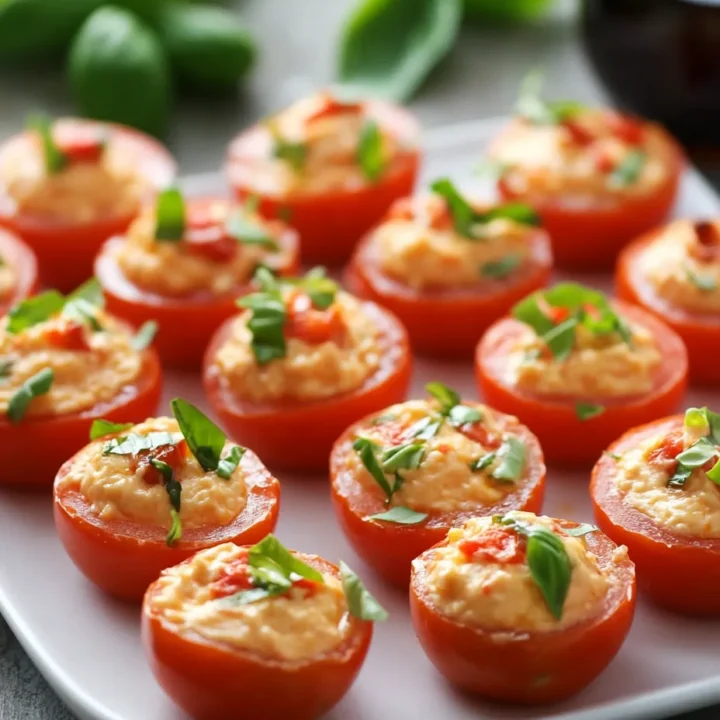 Pimento Cheese Tomato Bites