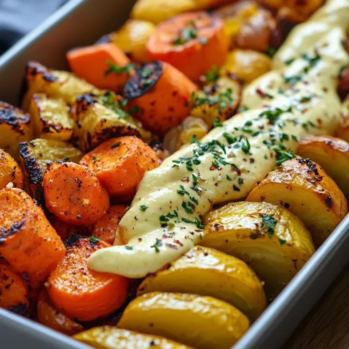 Creamy Topping for Roasted Vegetables