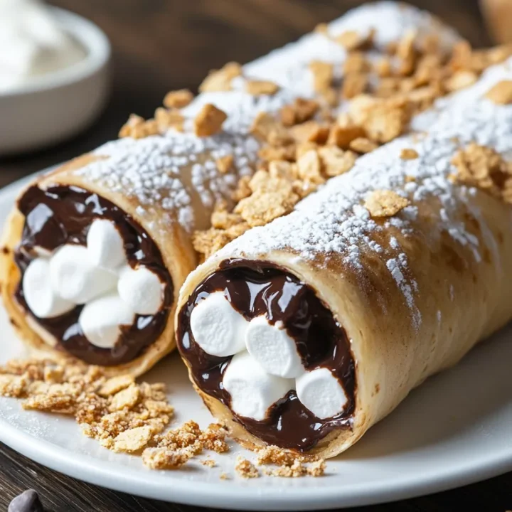 Melt-In-Your-Mouth S’mores Roll-Ups