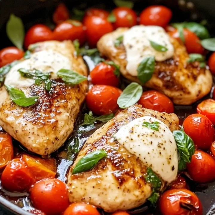 Chicken Caprese Skillet: A Flavorful One-Pan Delight