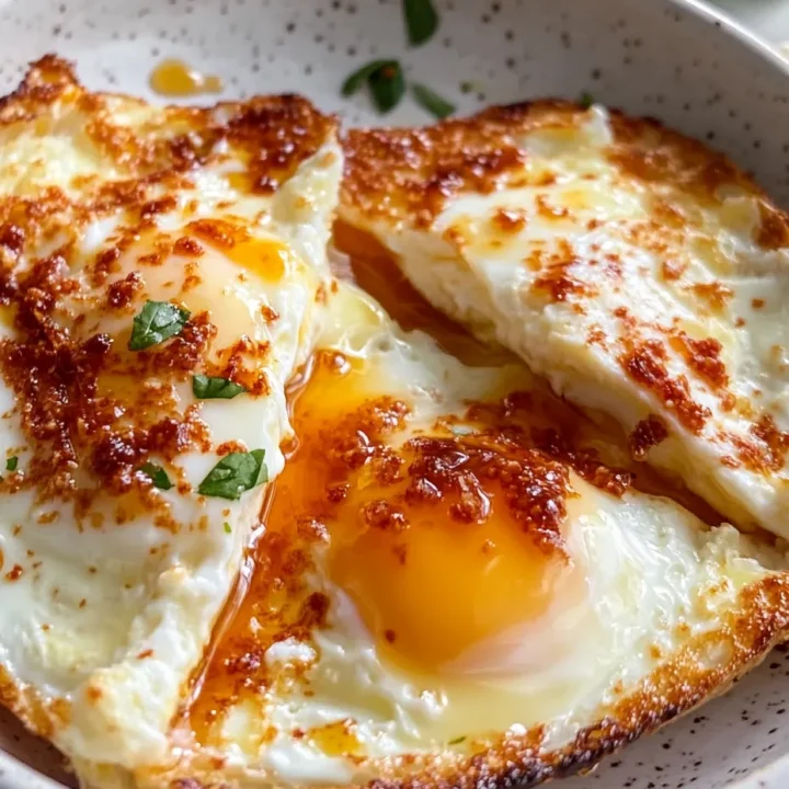 Mozzarella Eggs with Hot Honey