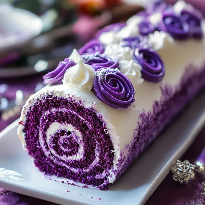 Purple Velvet Cake Roll: A Delightful Twist on a Classic Dessert