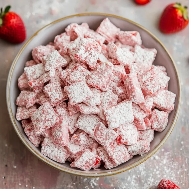 Strawberry Shortcake Puppy Chow: An Irresistible Treat for All Ages