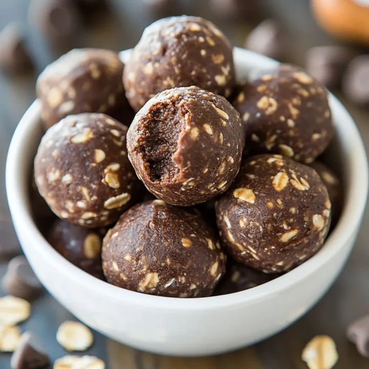 No-Bake Fudge Brownie Protein Balls