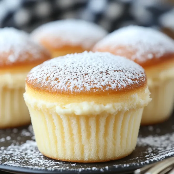 Japanese Cotton Cheesecake Cupcakes: A Fluffy Delight