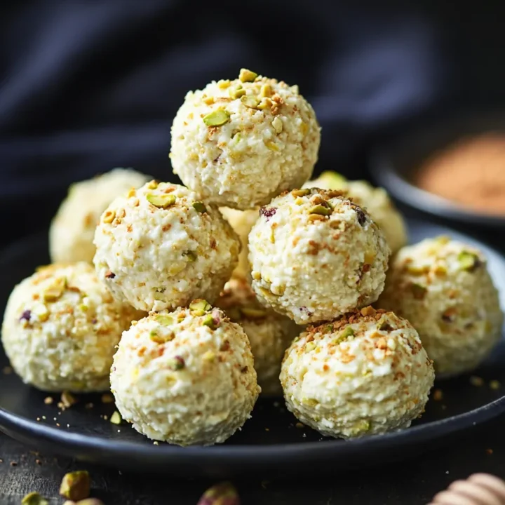 Ricotta Pistachio Honey Dessert Bites