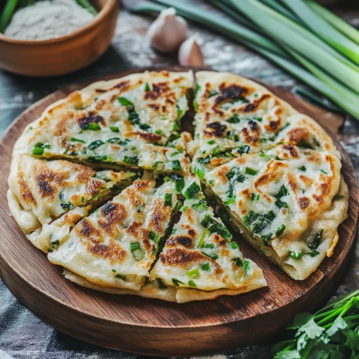 Crispy Chinese Scallion Pancakes