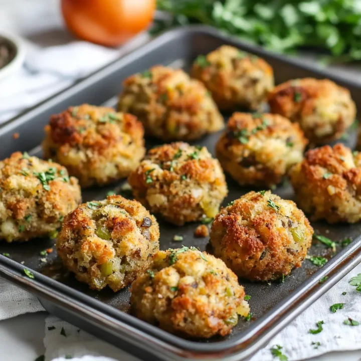 Easy Thanksgiving Stuffing Balls: A Delicious Twist on a Classic