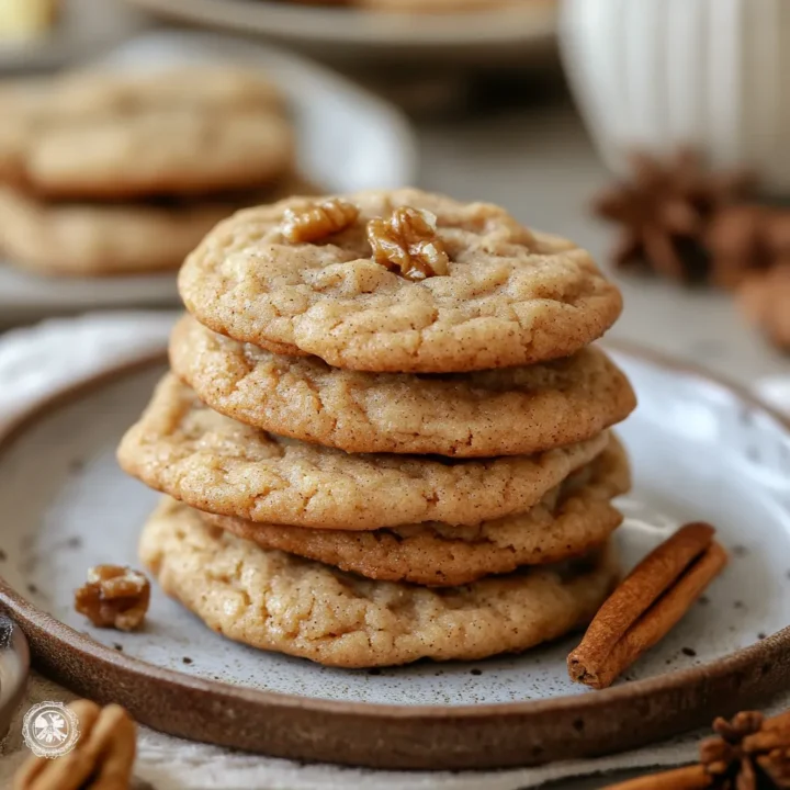 Chewy Maple Cinnamon Cookies