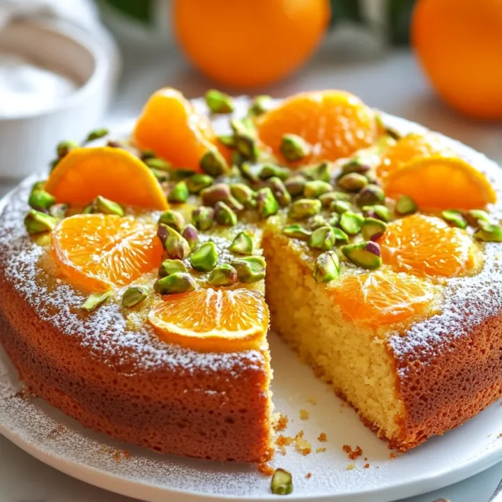 Flourless Orange Pistachio Cake