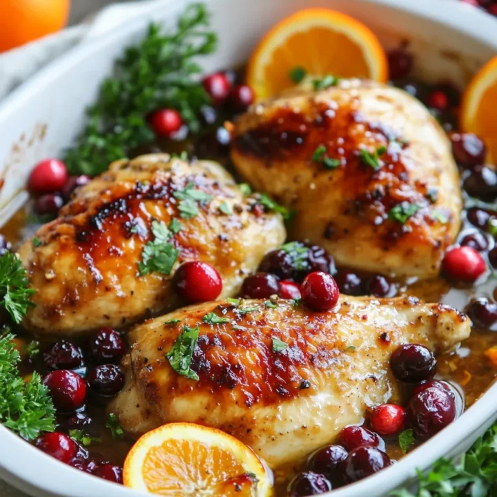 Cranberry Orange Chicken: A Flavorful Delight for Any Occasion