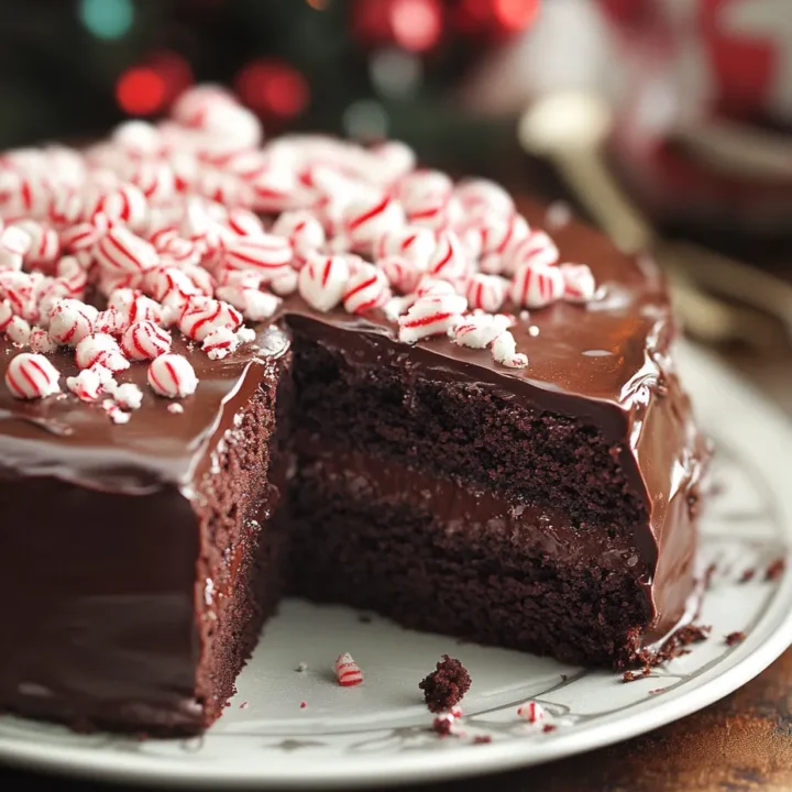Peppermint Fudge Chocolate Cake: A Delightful Holiday Treat
