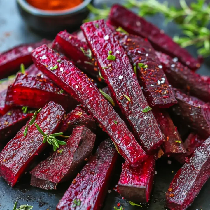 Oven Baked Beet Fries: A Healthy Twist on a Classic Snack