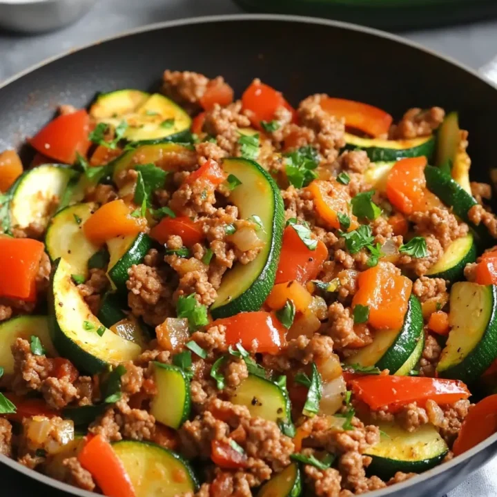 Ground Turkey Zucchini Skillet: A Delicious and Healthy One-Pan Meal
