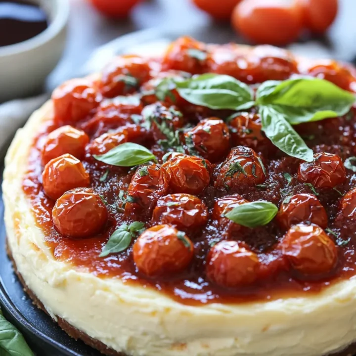 Savory Cheesecake Roasted Tomato Jam