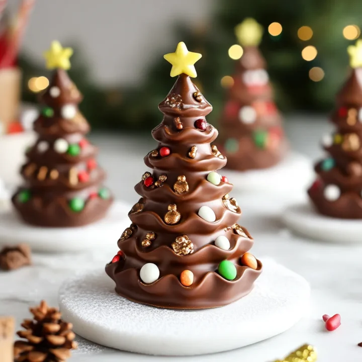 Cute Christmas Chocolate Trees