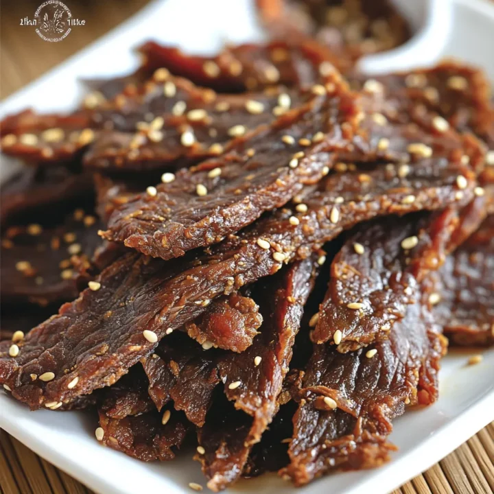 Sweet Savory Korean Bulgogi Jerky: A Flavorful Delight