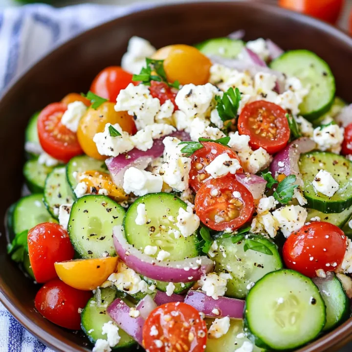 Feta Cucumber Salad Recipe