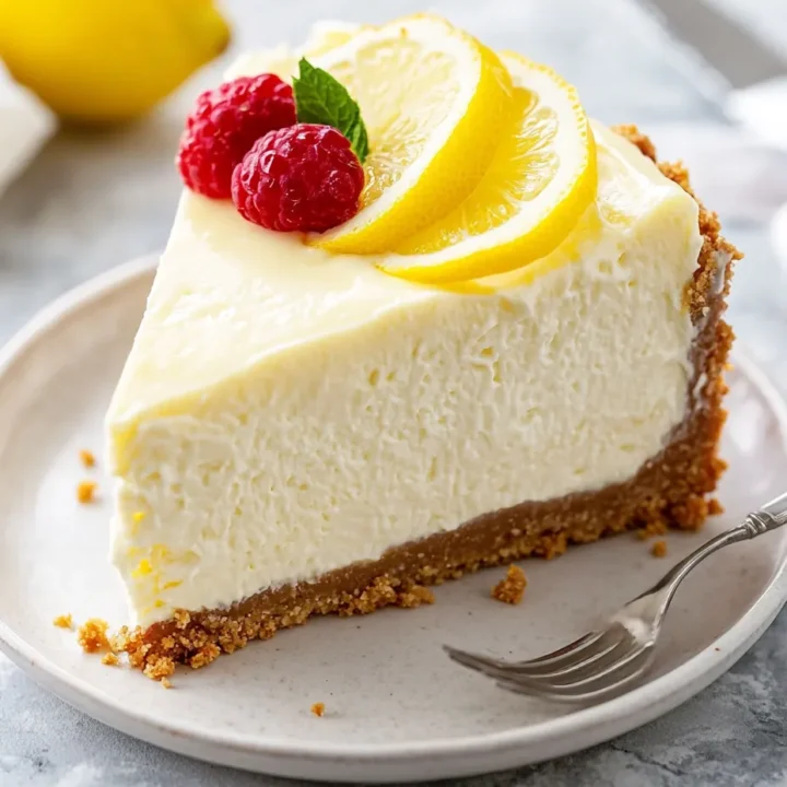 Creamy Lemon Cheesecake Recipe