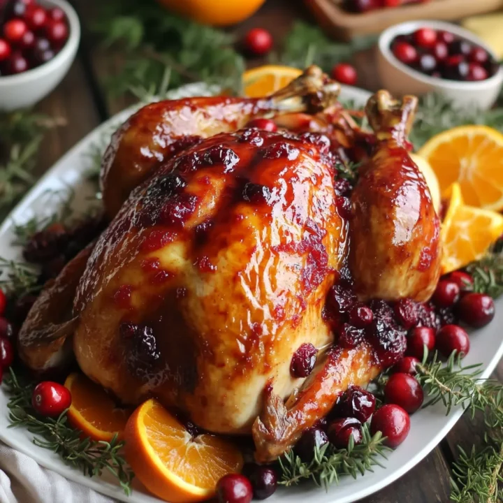 Cranberry Orange Glazed Turkey: A Festive Delight