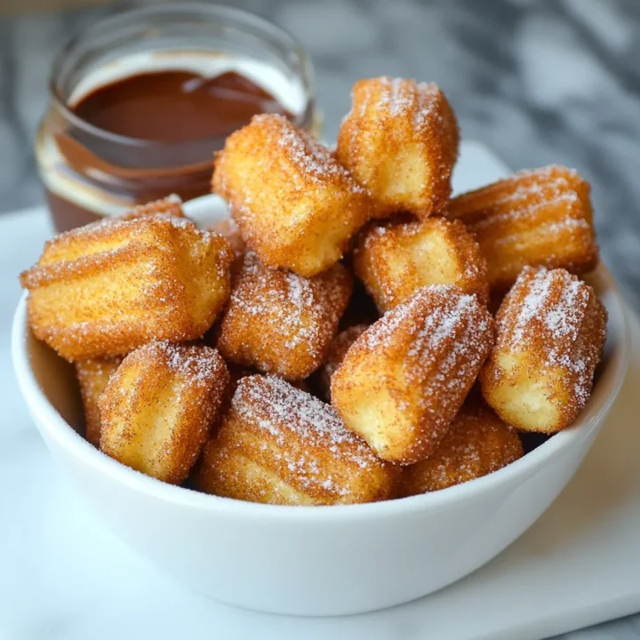 Homemade Churro Bites with Nutella: A Sweet Indulgence