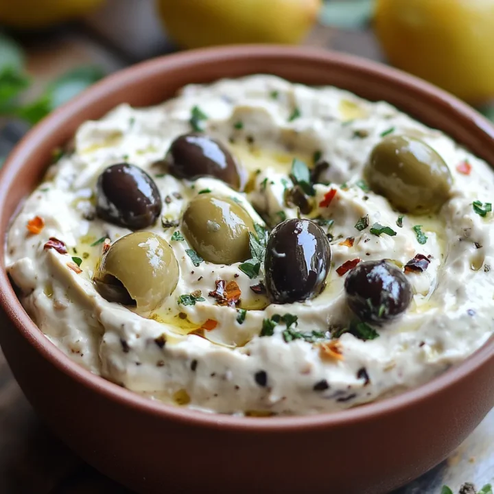 Creamy Olive Lovers’ Dip