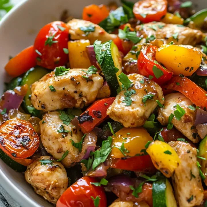 Mediterranean Chicken Stir-Fry: A Flavorful and Healthy Delight