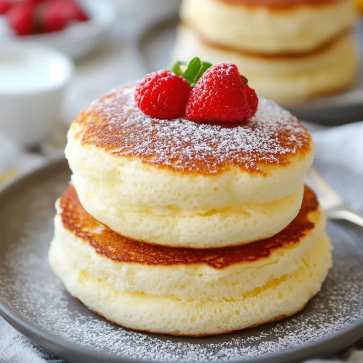 Fluffy Japanese Soufflé Pancakes Recipe