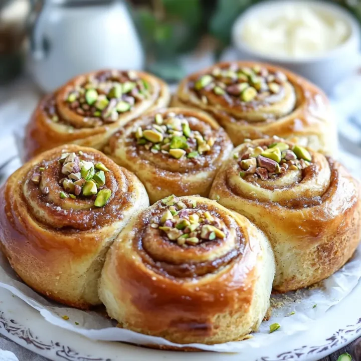 Pistachio Cinnamon Rolls Recipe