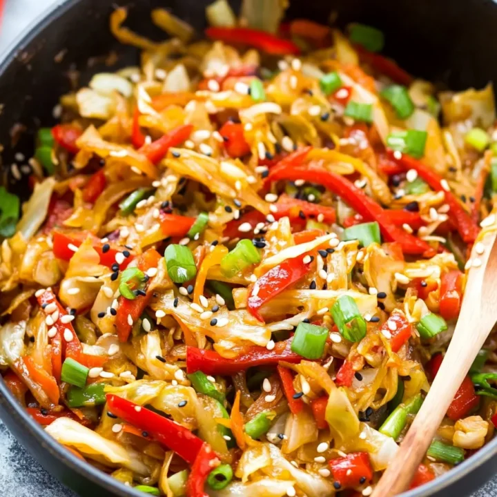 Asian Style Low Carb Cabbage Stir Fry