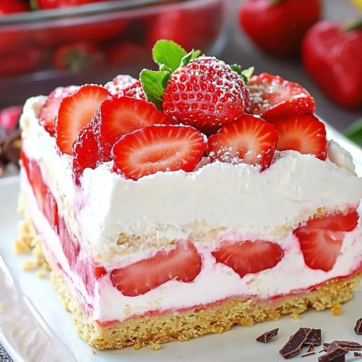 No Bake Strawberry Dessert: A Delightful Treat for Any Occasion