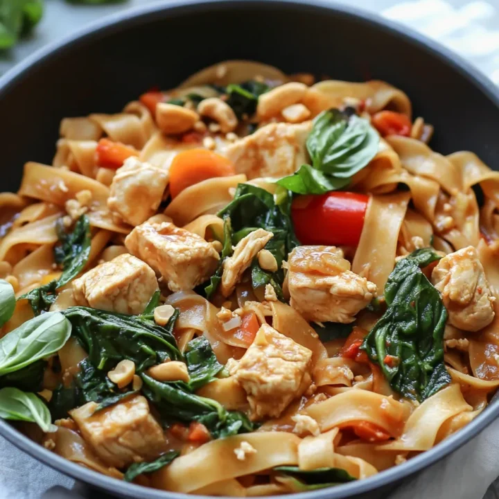 Street Style Thai Drunken Noodles