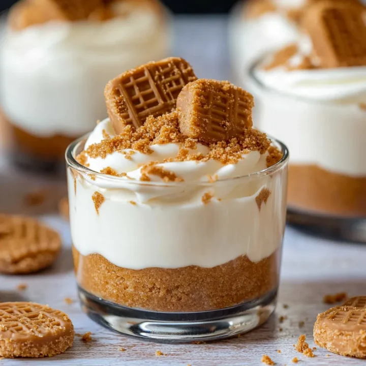 No-Bake Biscoff Cheesecake Cups