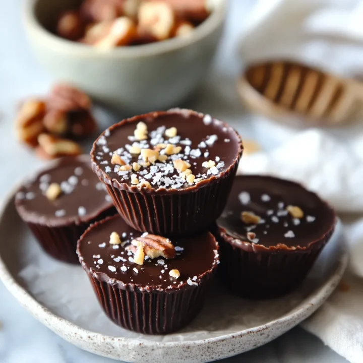 Tahini Honey Chocolate Cups: A Deliciously Nutritious Treat