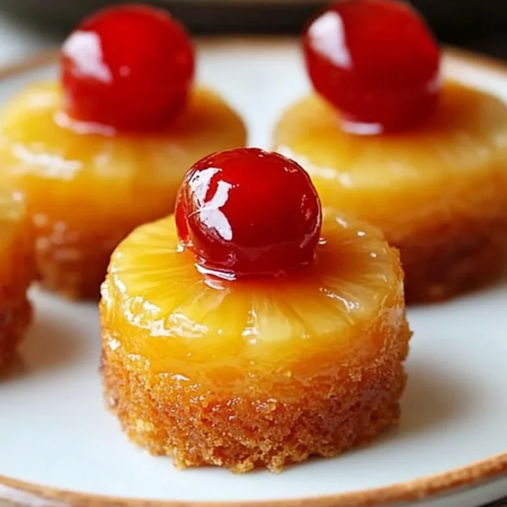 Mini Pineapple Upside-Down Cakes