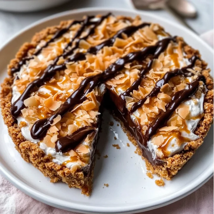 Samoas Cookie Pie Valentine’s Day Dessert