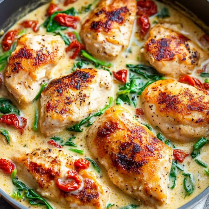 Creamy Tuscan Chicken Low Carb