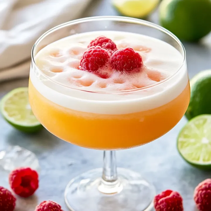 Raspberry Passionfruit Tequila Sour: A Refreshing Twist on a Classic Cocktail