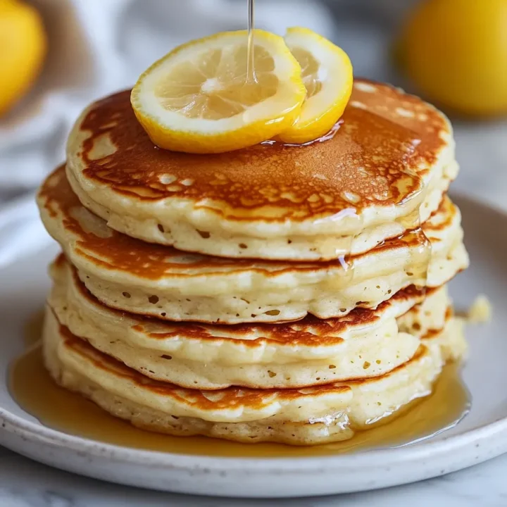 Fluffy Lemon Greek Yogurt Pancakes